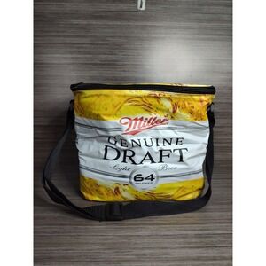 Miller Genuine Draft Light Beer Insulated Cooler 64 Calories W/ Strap